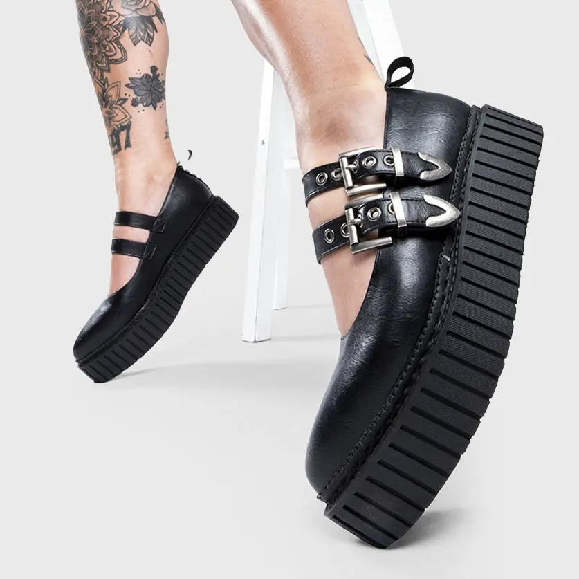 I'm A Believer Chunky Platform Creeper Shoes - Image 4
