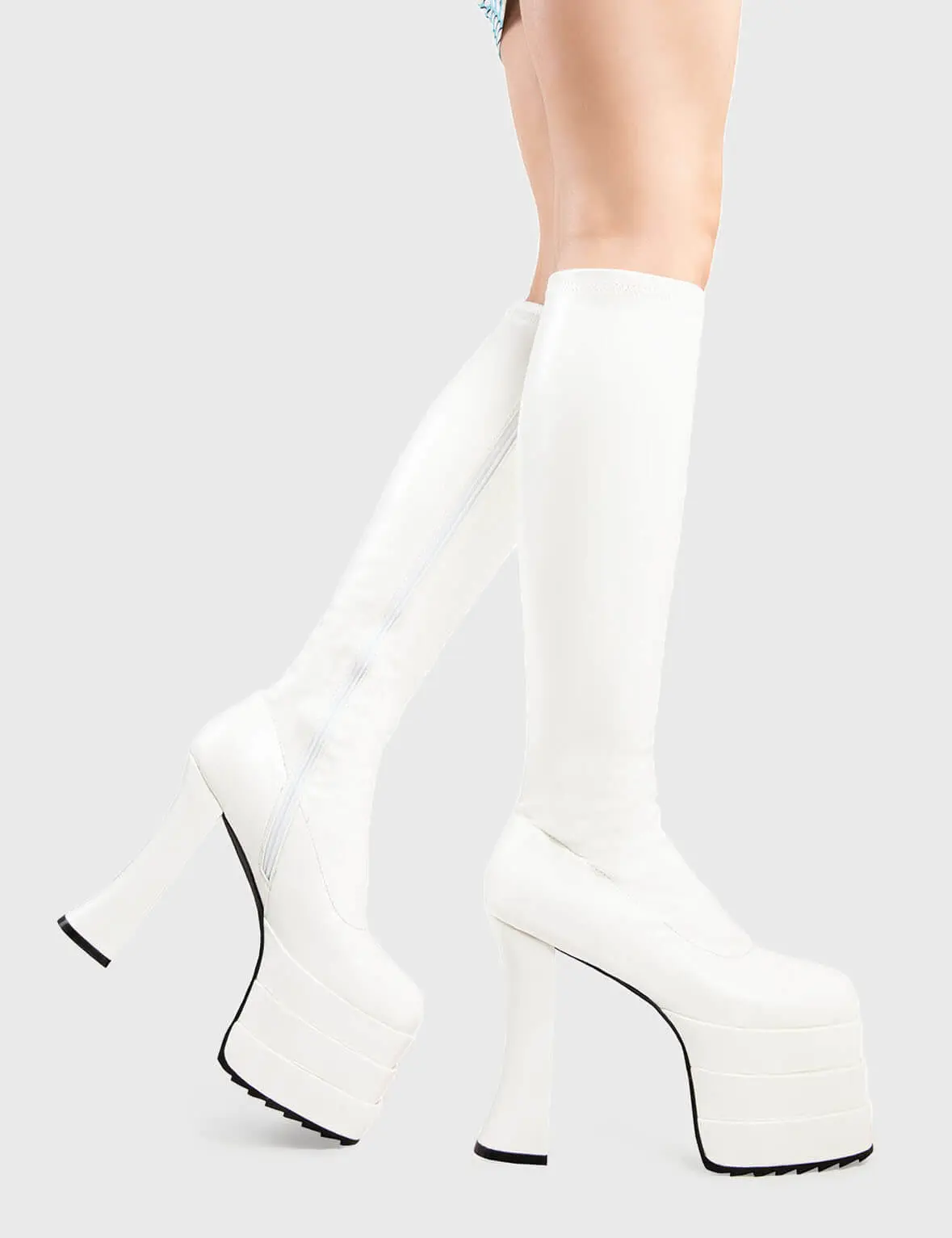 Unfaithful Promises Platform Knee High Boots - Image 3
